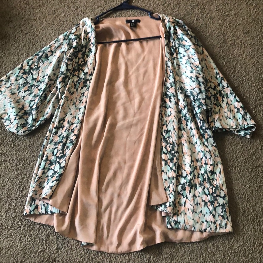 Kimono , short sleeve. Great for spring